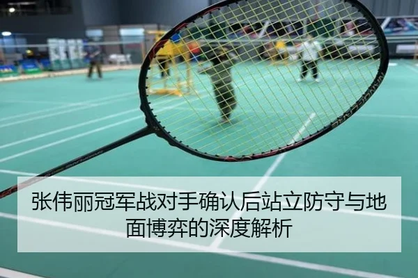 张伟丽冠军战对手确认后站立防守与地面博弈的深度解析